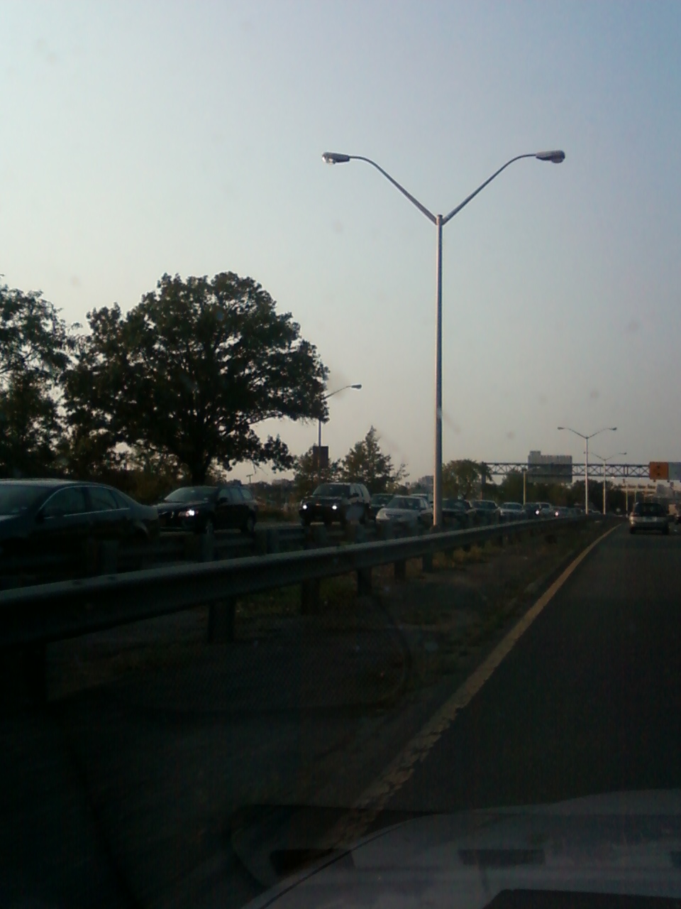 08/20/2011- I-678 south, Bronx County, NY, north of the Whitestone Bridge toll plaza, traffic is backed up for over two miles. Further details are available 
at http://www.wirelessnotes.org/tolls/